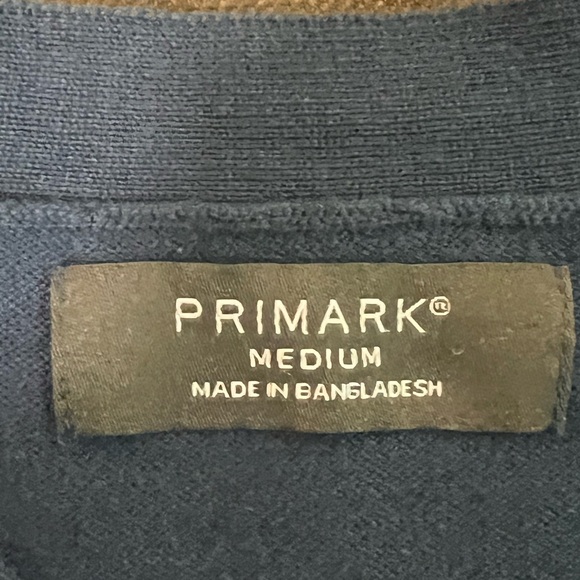 Primark Button up Navy Cardigan. Size M. Good Condition. - Picture 3 of 3